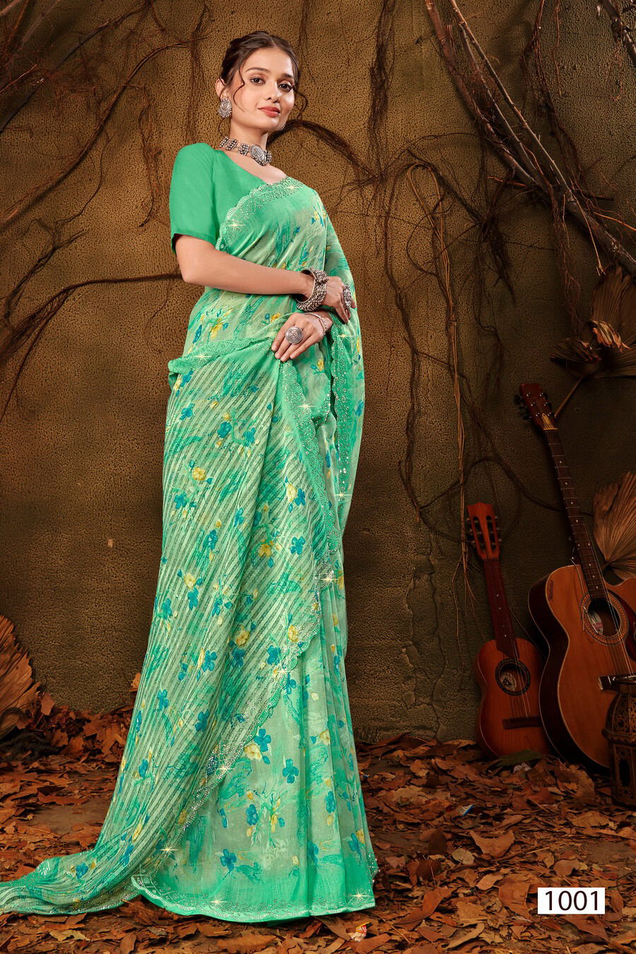 Vanilla Vol 1 By Saroj Printed Weightless Georgette Sarees Wholesale Market In Surat
